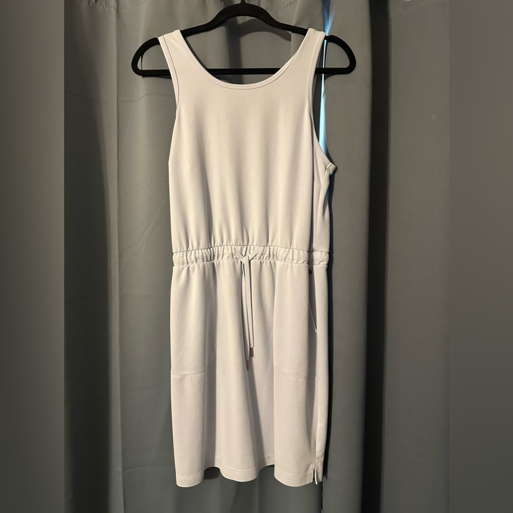 Light blue summer dress. Cute and sporty with pockets.